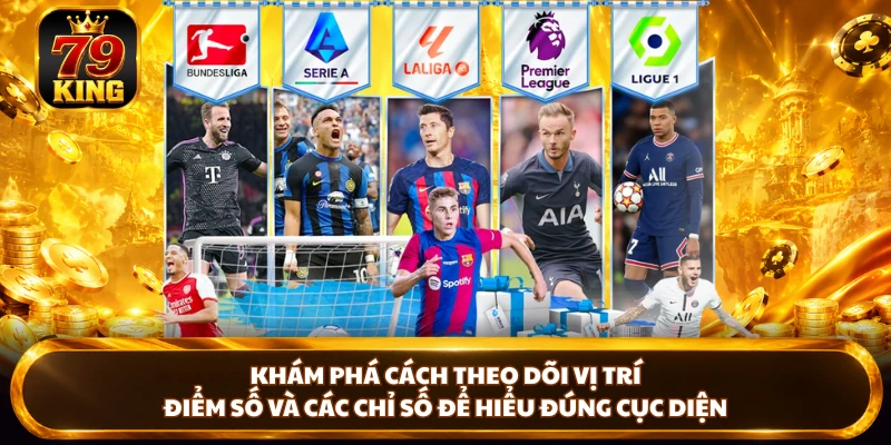Khám phá cách theo dõi vị trí, điểm số và các chỉ số để hiểu đúng cục diện
