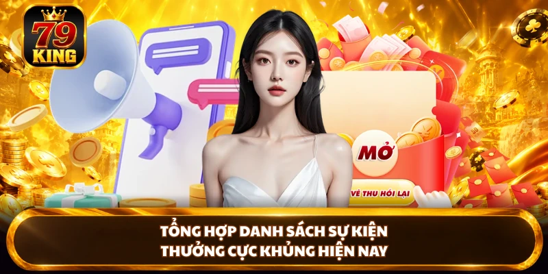 Tổng hợp danh sách sự kiện thưởng cực khủng hiện nay
